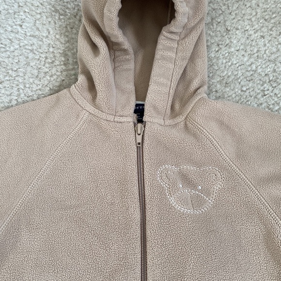 Lands End baby zip up fleece winter bunting 12-18m - Picture 2 of 10